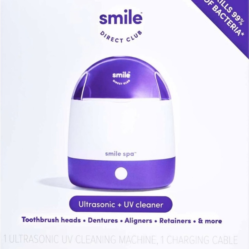 Ultrasonic UV Cleaner - Purple and White